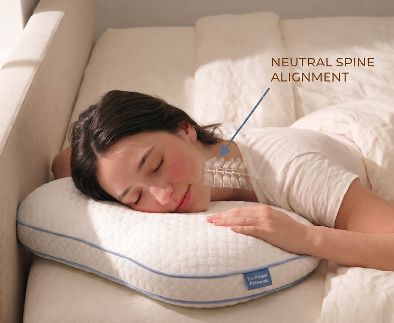 Why this pillow works for Stomach Sleepers
